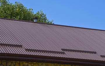 typical Under Bank corrugated roof uses