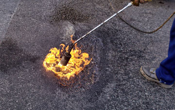 Under Bank flat roofing repairs